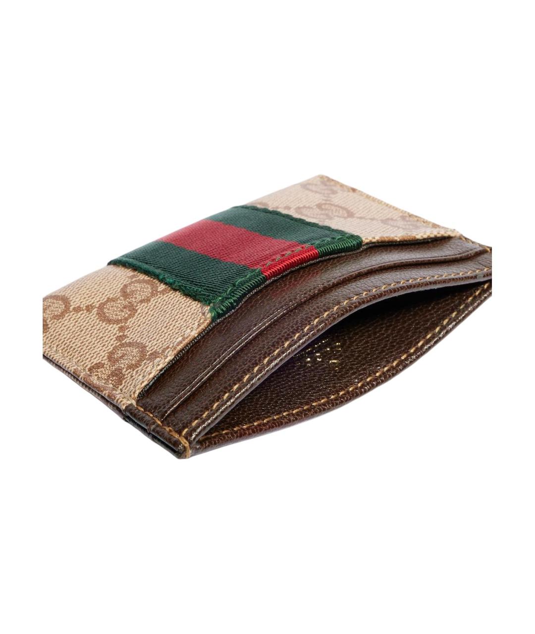 GUCCI Коричневый кардхолдер, фото 3