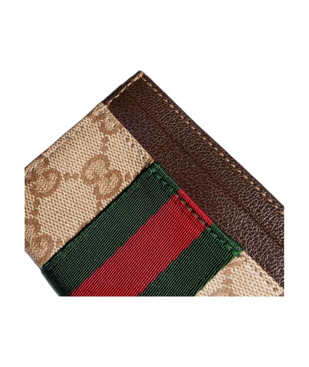 GUCCI Коричневый кардхолдер, фото 4