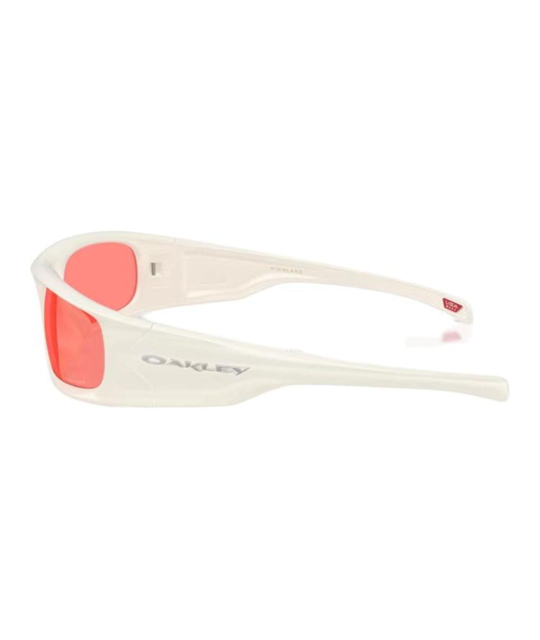 OAKLEY Белые пластиковые солнцезащитные очки, фото 3