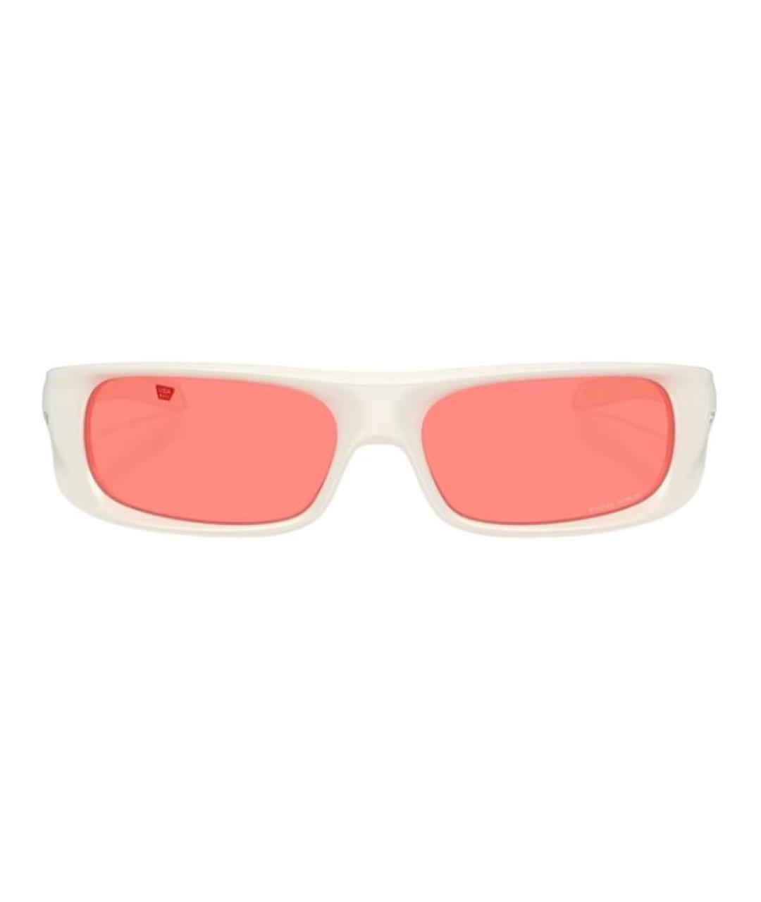 OAKLEY Белые пластиковые солнцезащитные очки, фото 2