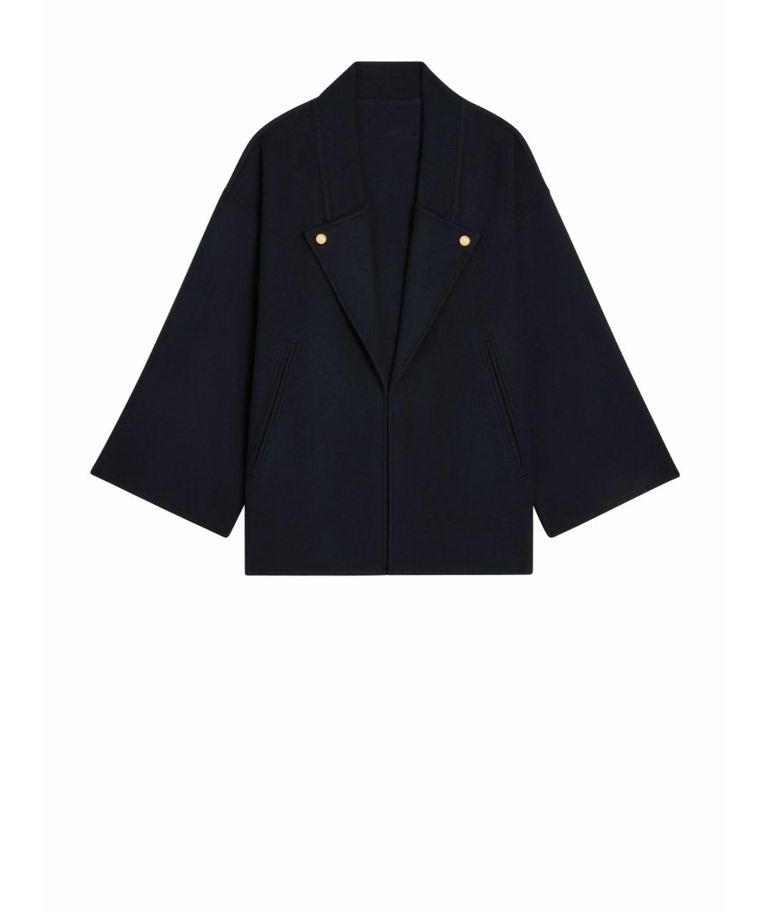 CELINE Темно-синее кашемировое пальто, фото 1