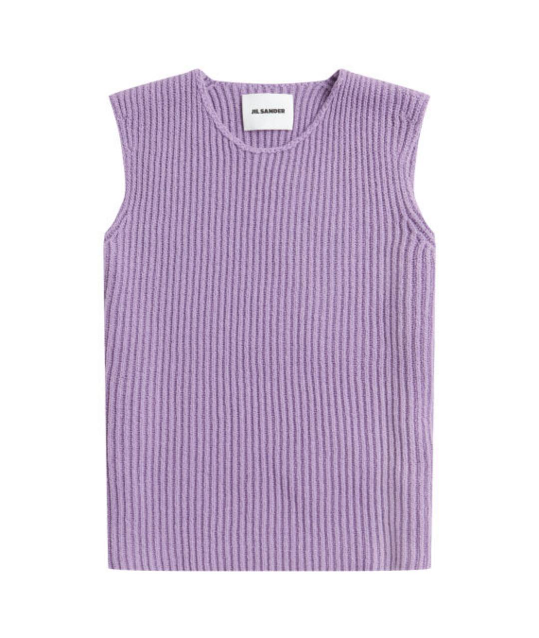 JIL SANDER Фиолетовая майка, фото 1