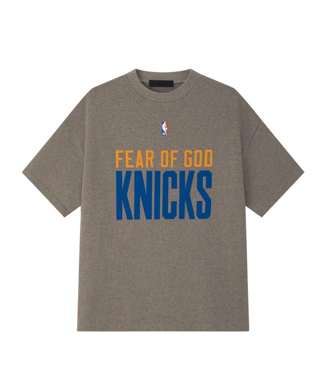 FEAR OF GOD ESSENTIALS Серая футболка, фото 1