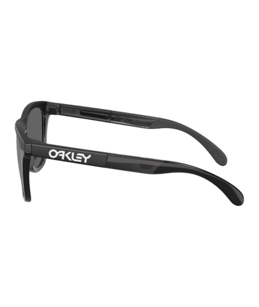 OAKLEY Черные пластиковые солнцезащитные очки, фото 3