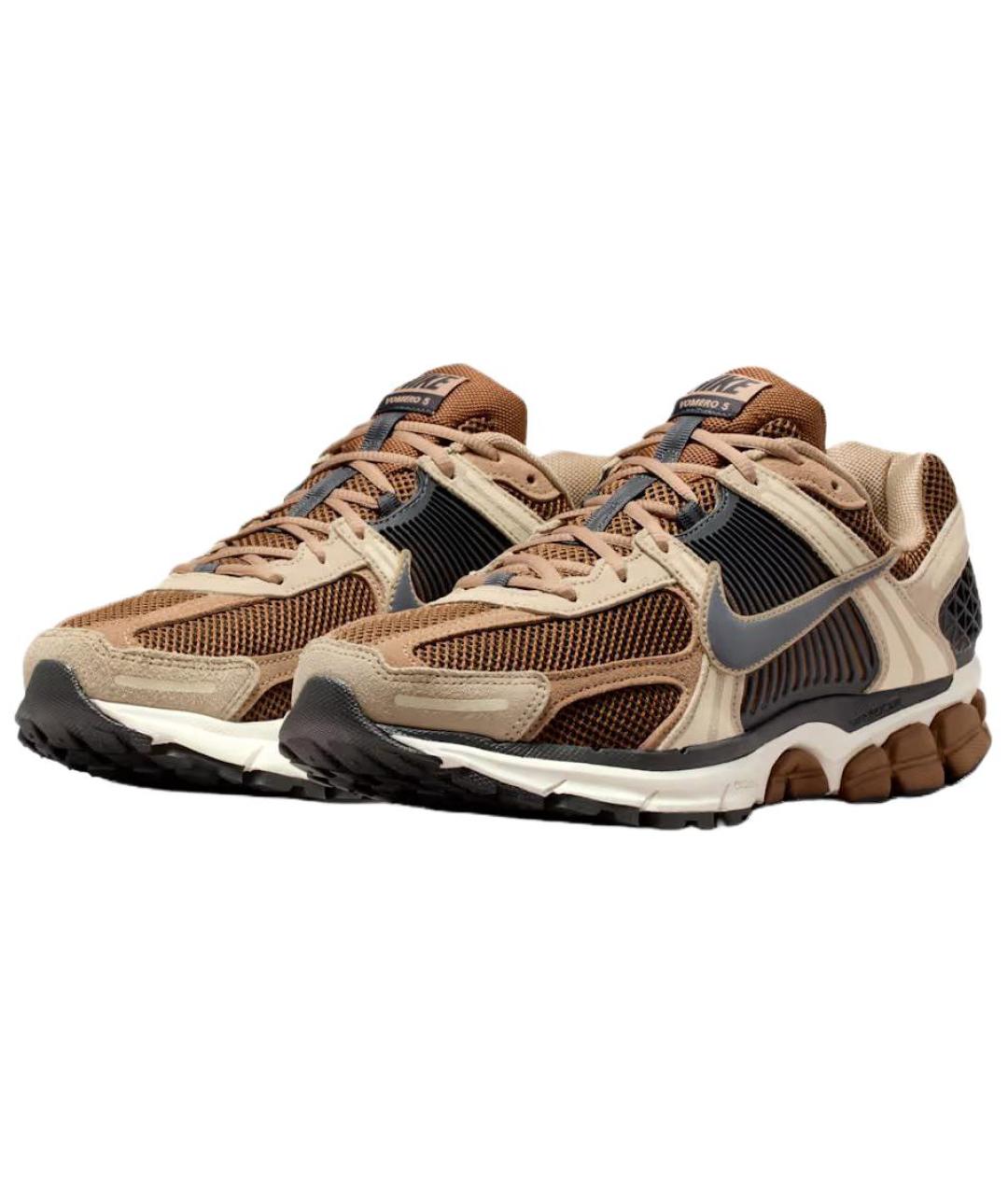 NIKE Коричневые низкие кроссовки / кеды, фото 4