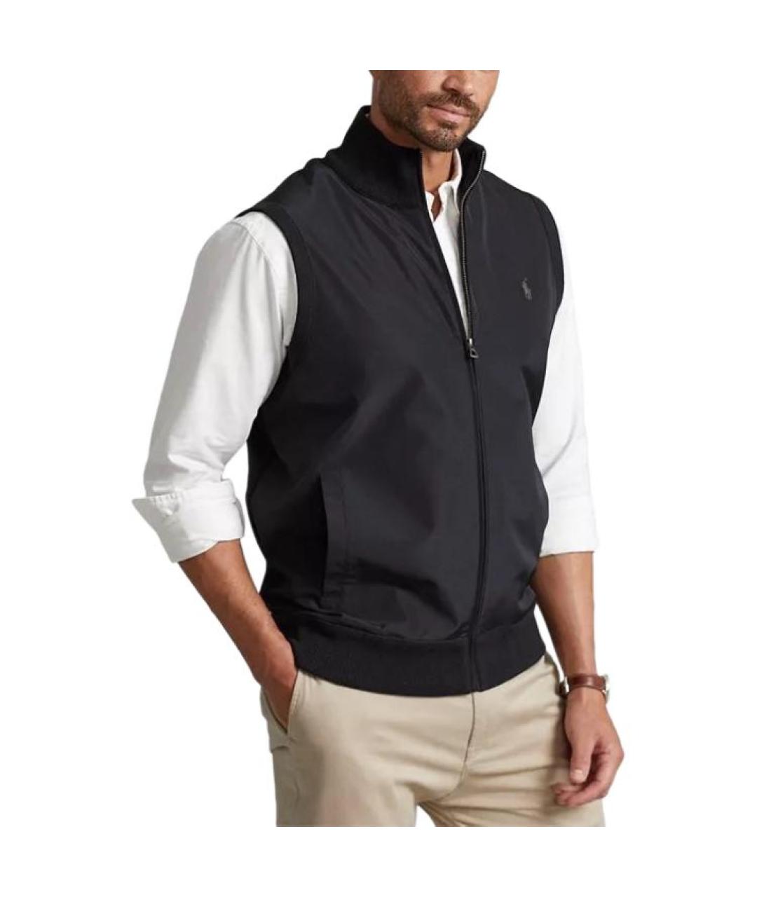 POLO RALPH LAUREN Черный жилет, фото 4