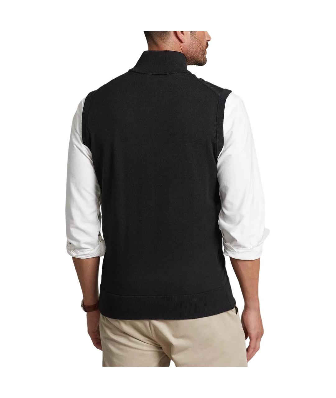 POLO RALPH LAUREN Черный жилет, фото 3