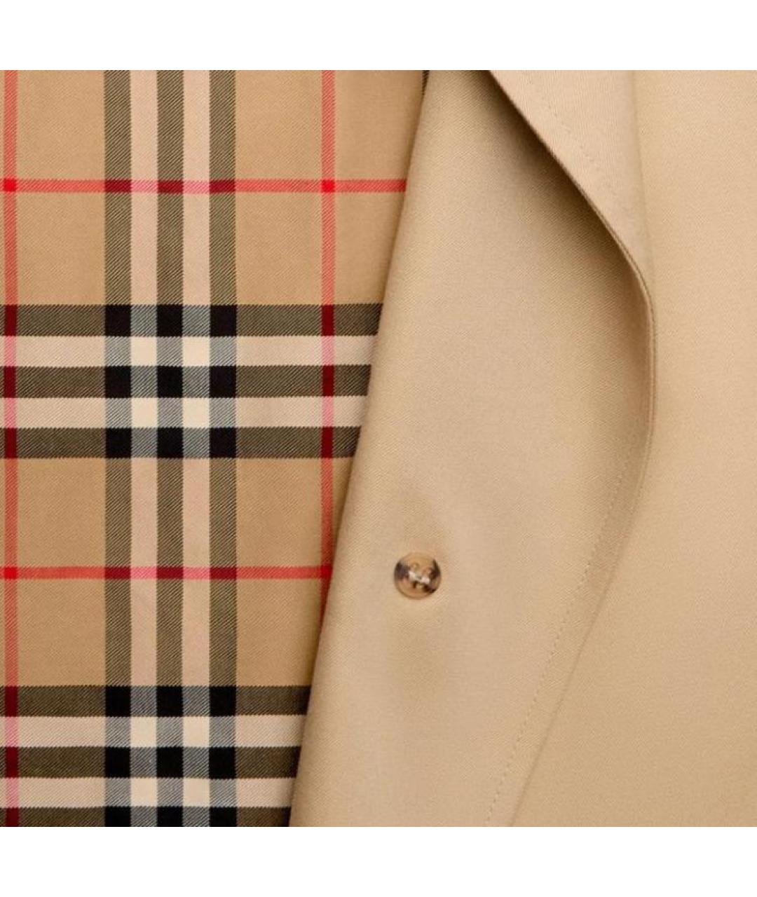 BURBERRY Бежевый тренч / плащ, фото 3