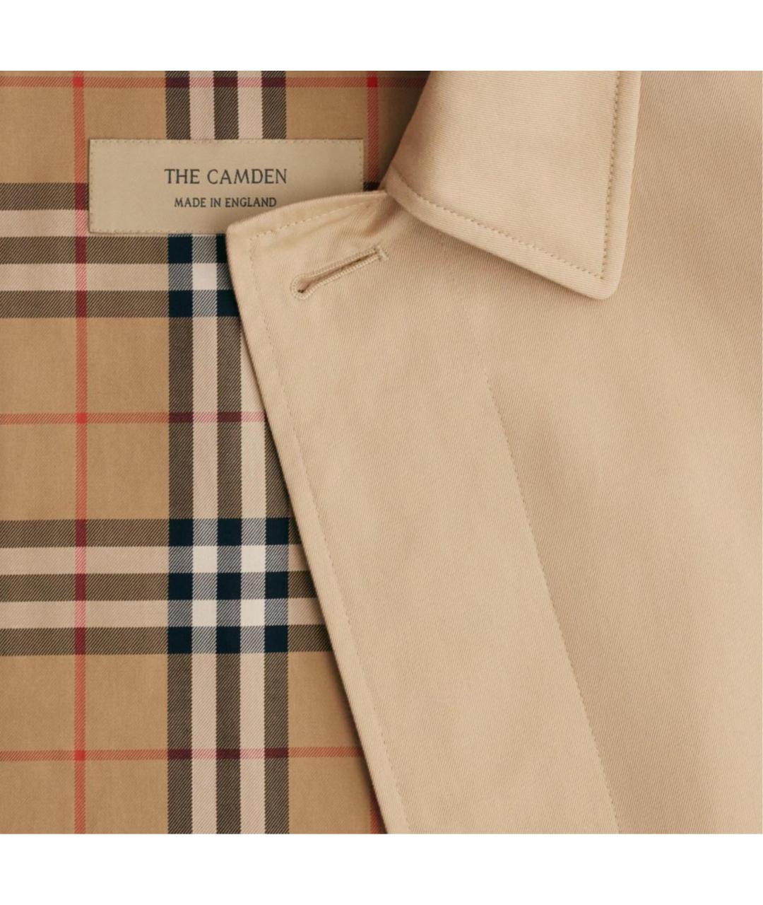 BURBERRY Бежевый тренч / плащ, фото 2