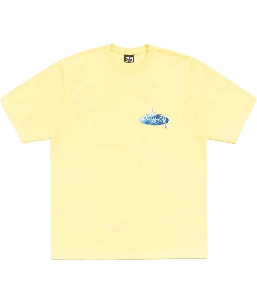 STUSSY Желтая футболка, фото 1