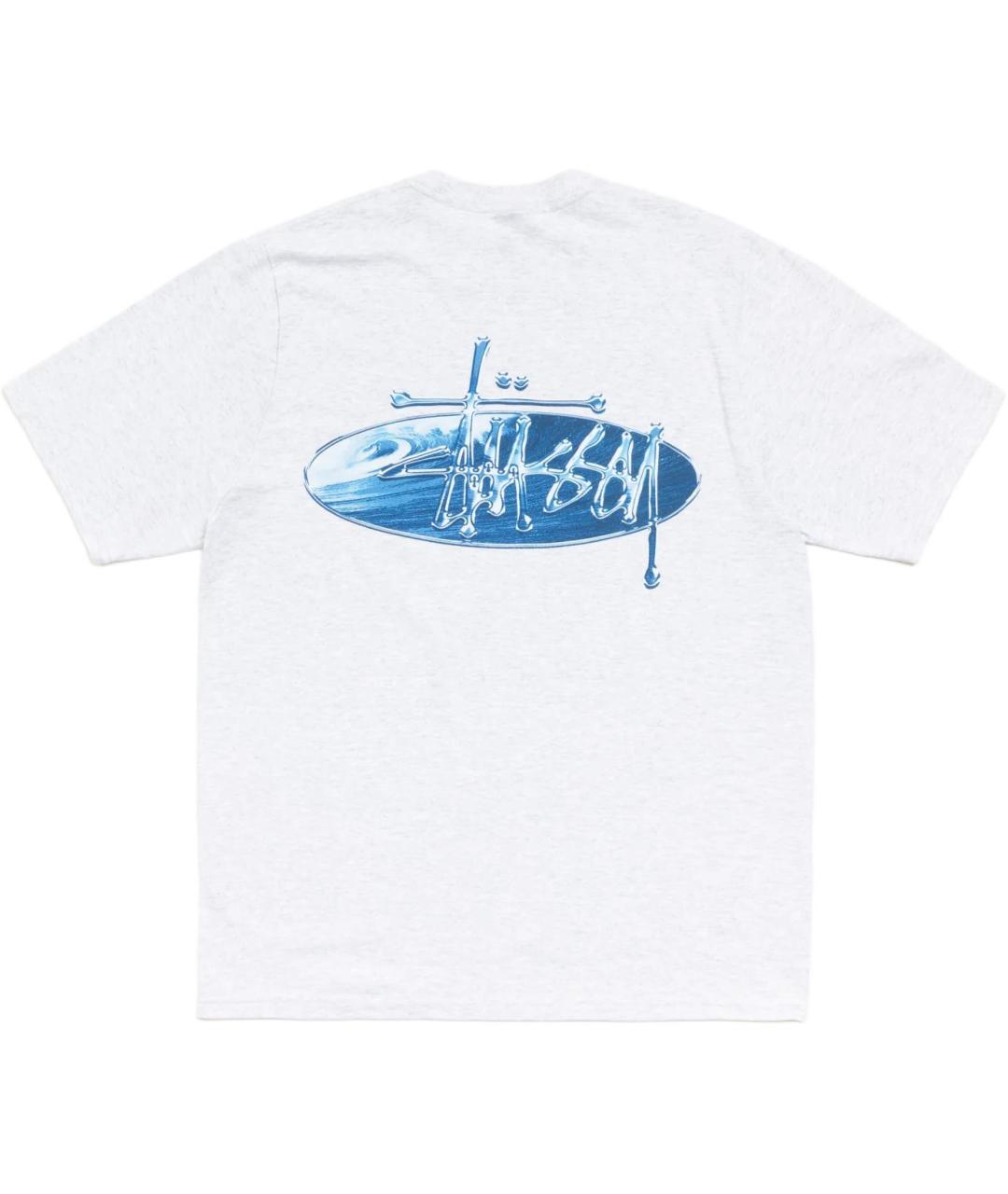 STUSSY Серая футболка, фото 2