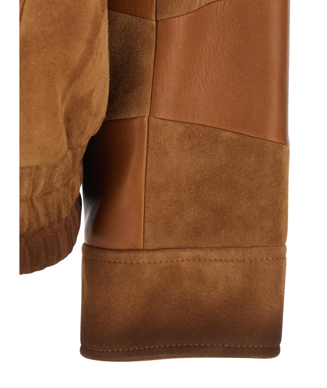 VERSACE Коричневая замшевая куртка, фото 3