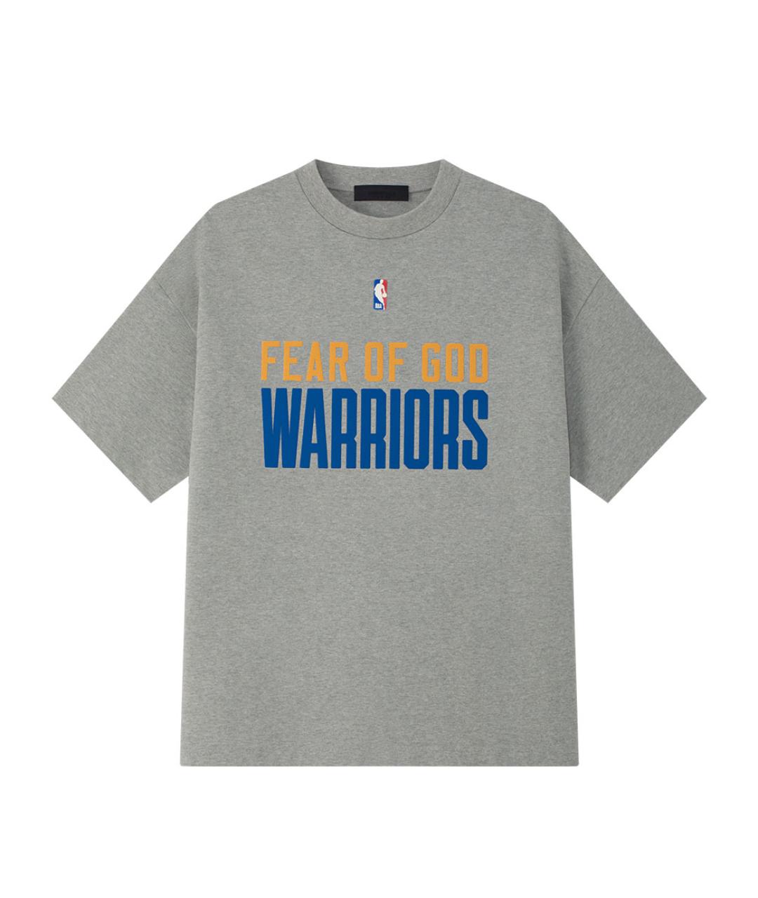 FEAR OF GOD ESSENTIALS Серая футболка, фото 1