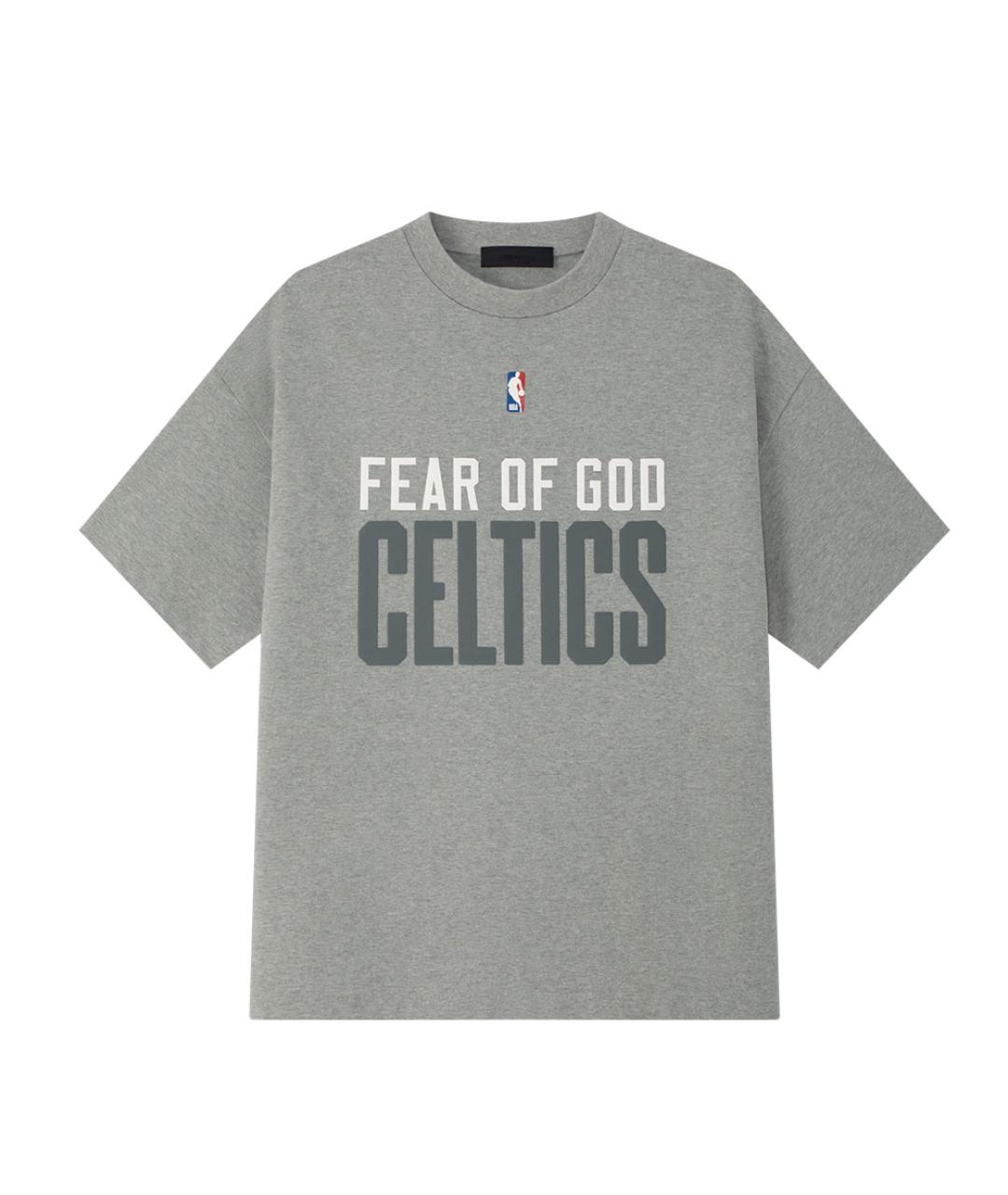 FEAR OF GOD ESSENTIALS Серая футболка, фото 1