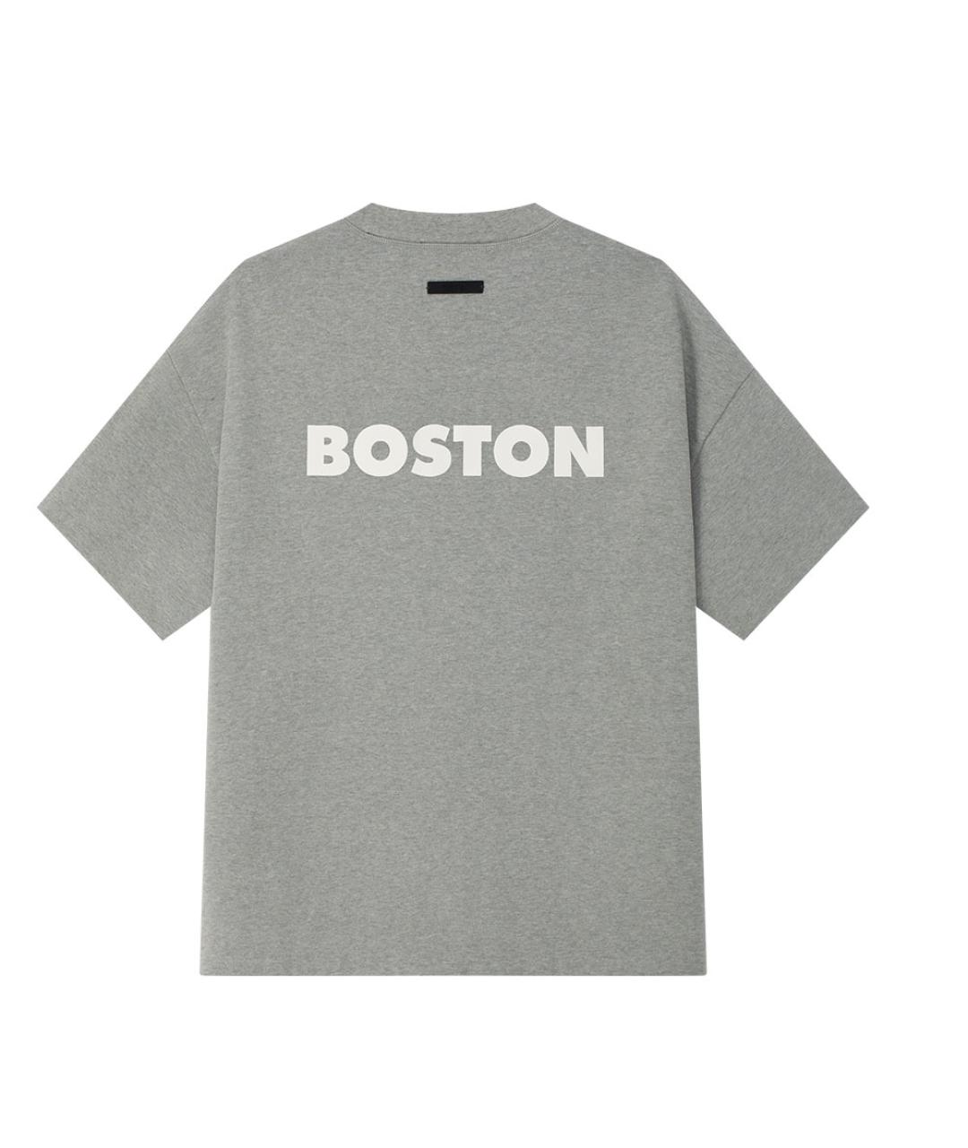 FEAR OF GOD ESSENTIALS Серая футболка, фото 2