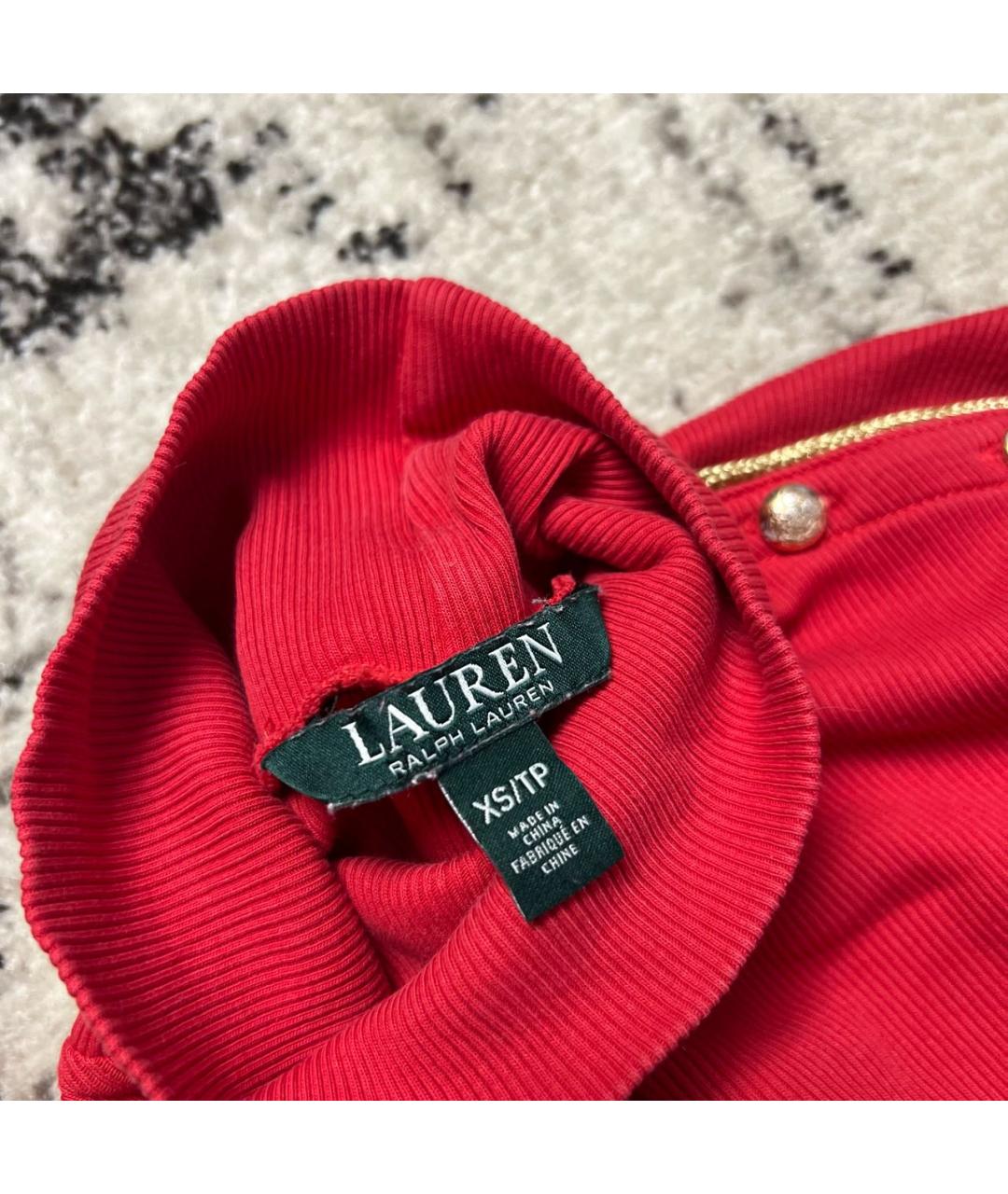 RALPH LAUREN Красный джемпер / свитер, фото 5
