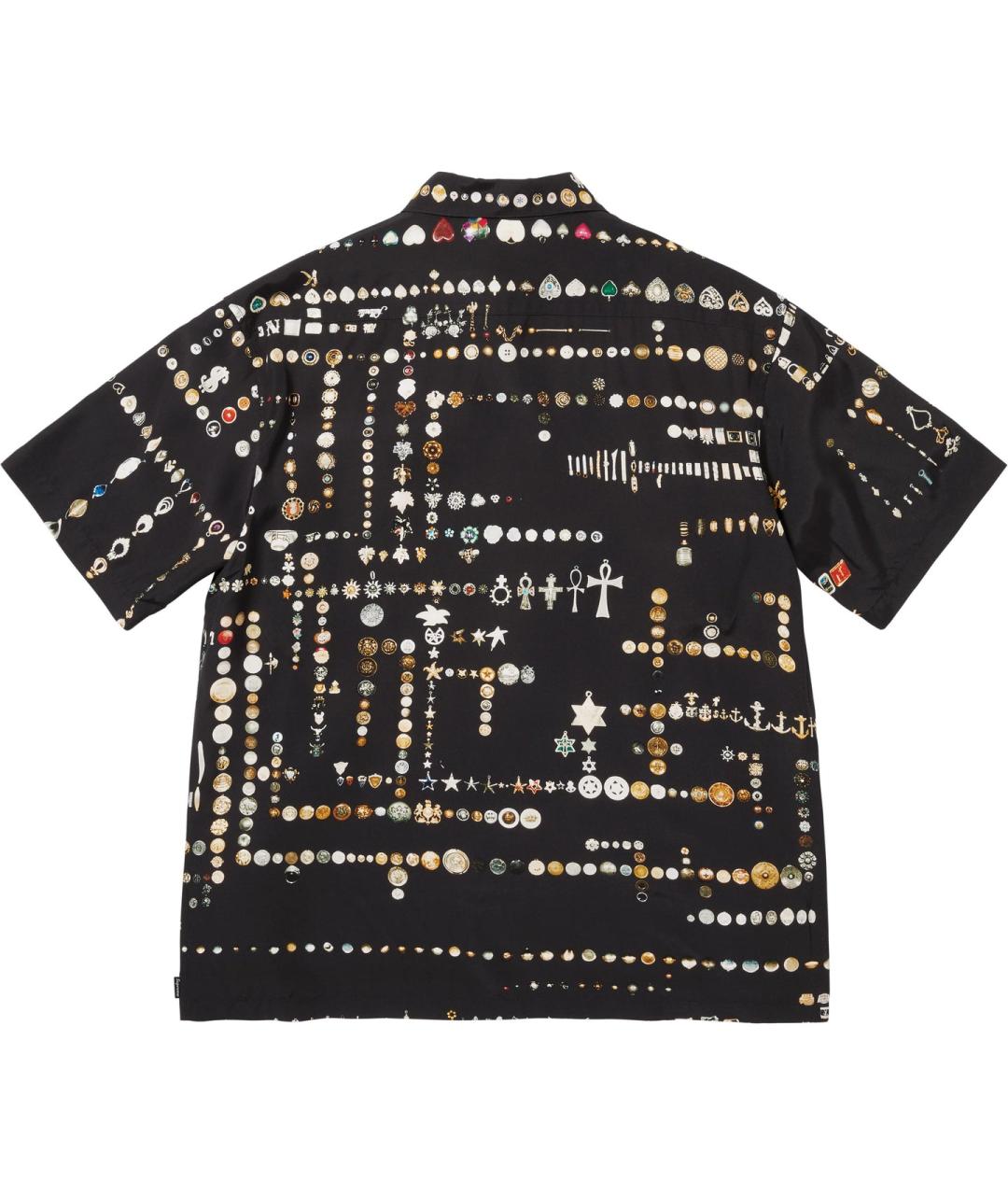 SUPREME Черная рубашка, фото 2