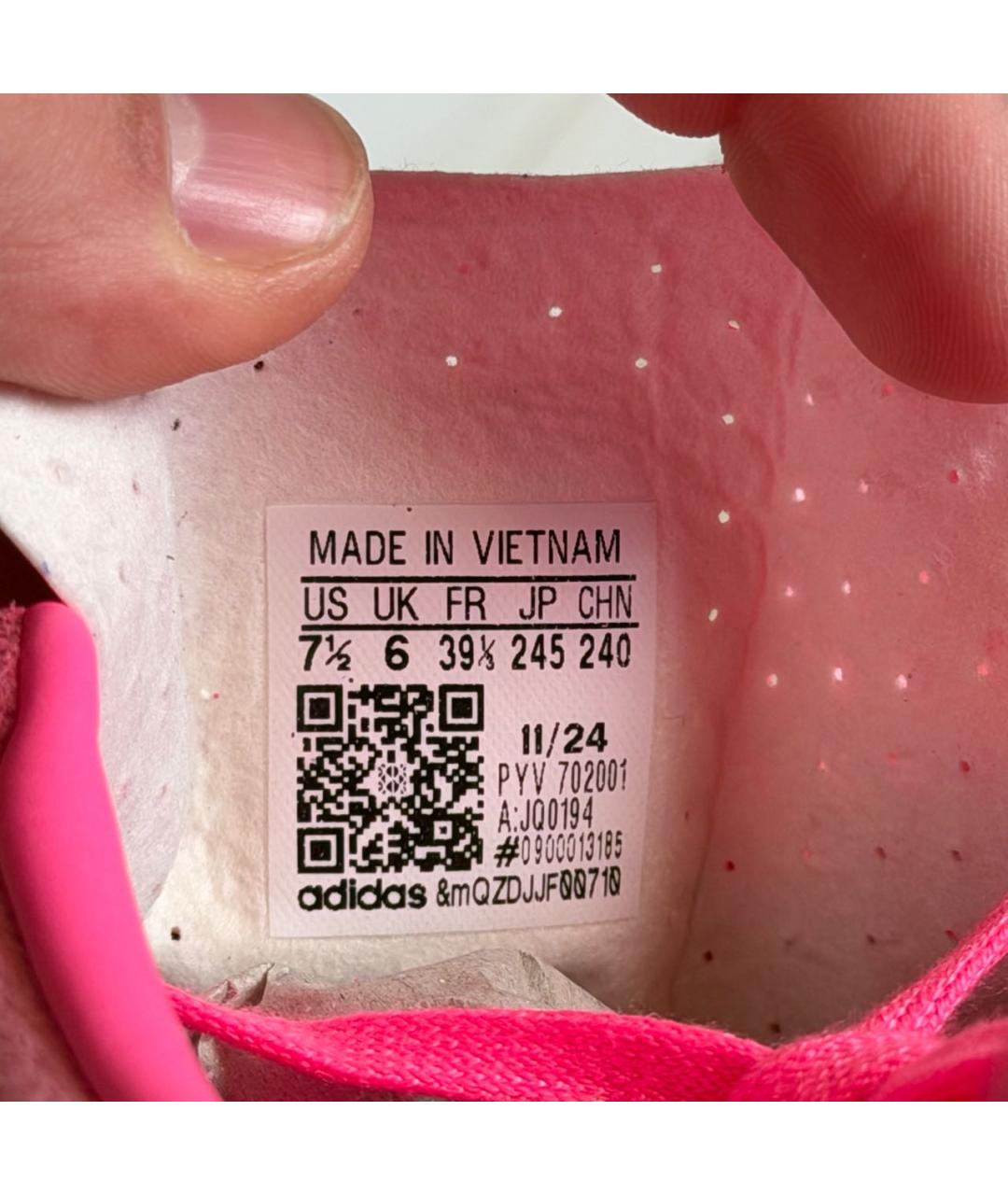 ADIDAS Розовые замшевые кеды, фото 8