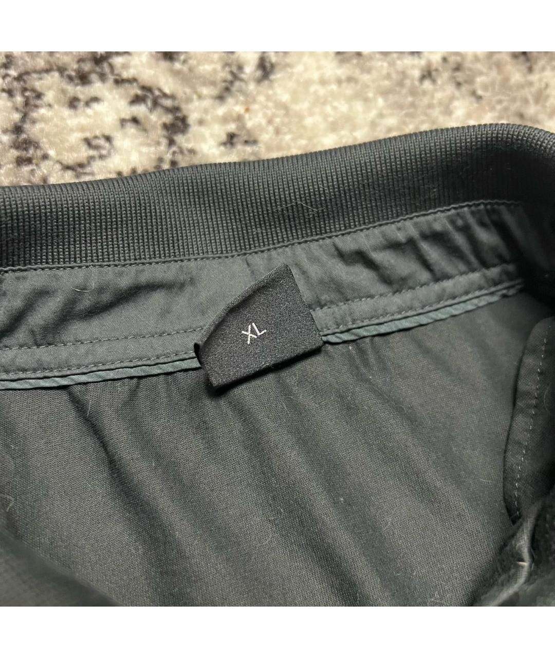 HUGO BOSS Антрацитовое хлопковое поло с коротким рукавом, фото 4