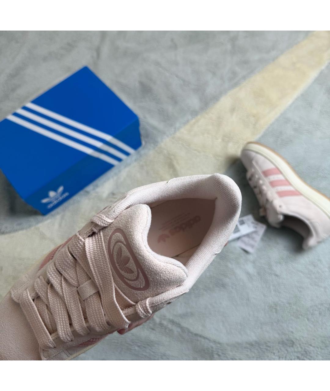 ADIDAS Коралловые замшевые кроссовки, фото 6