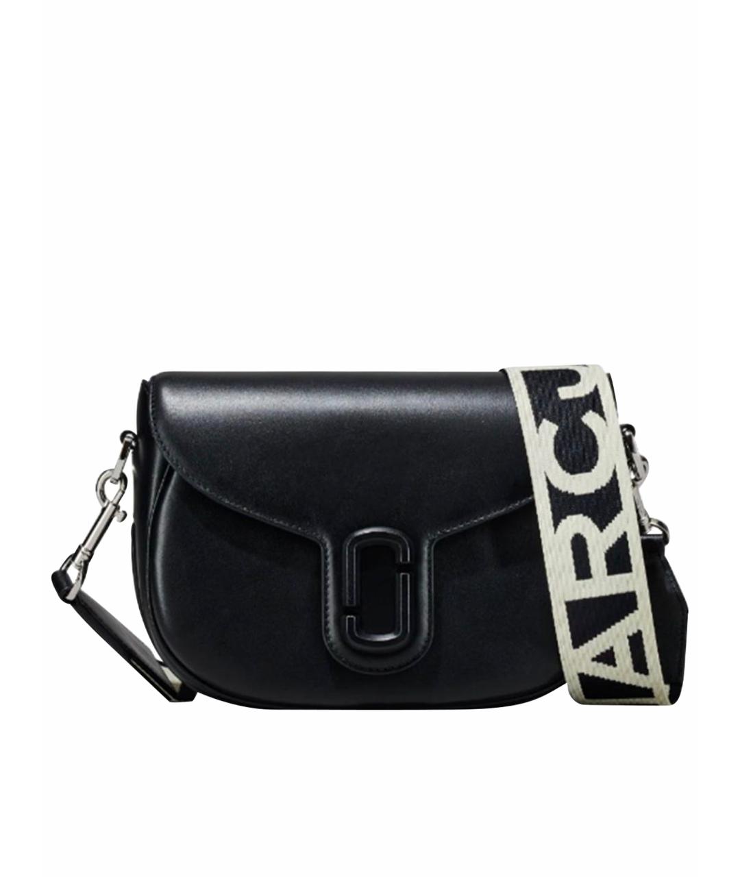 MARC JACOBS Черная кожаная сумка через плечо, фото 1