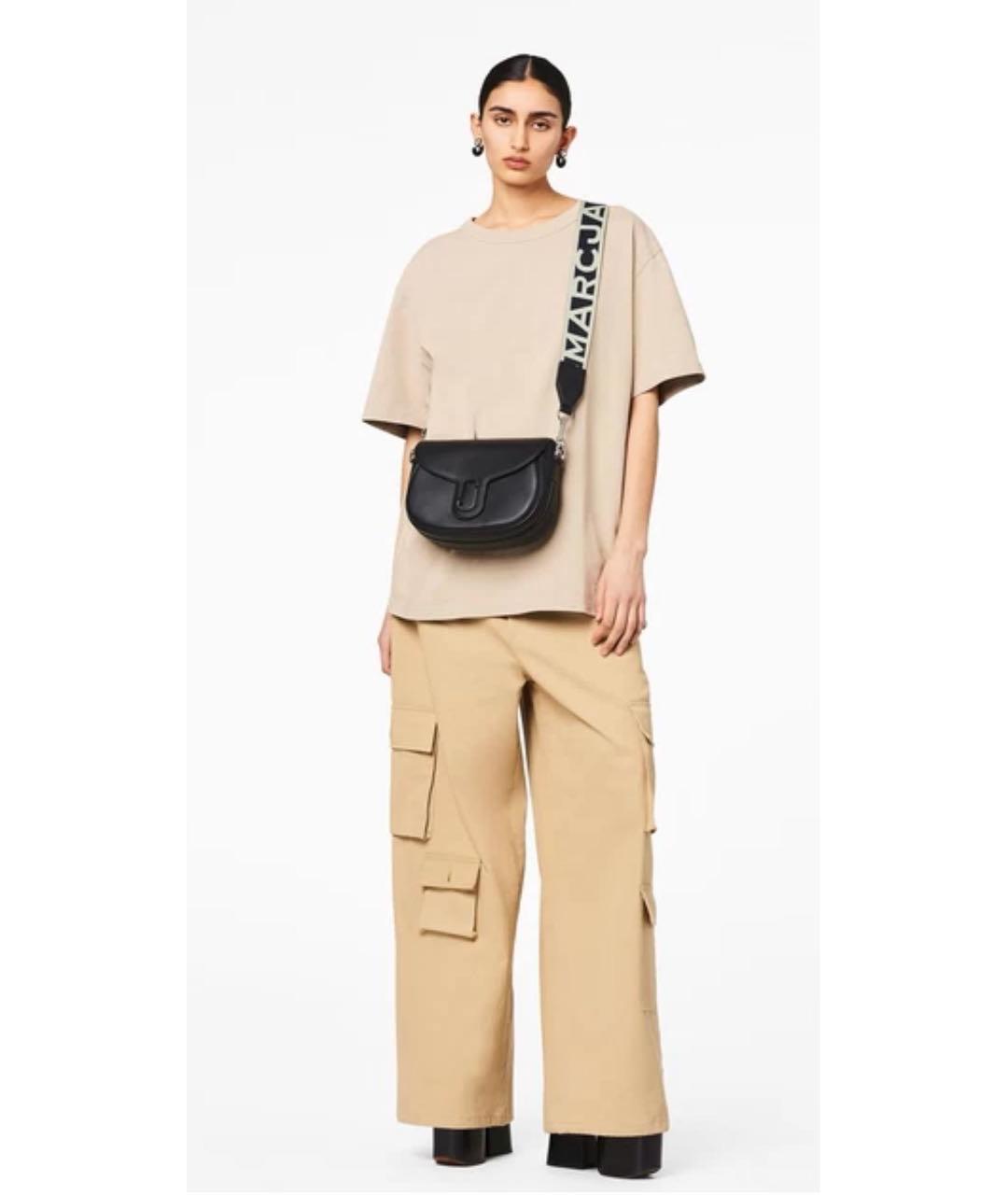 MARC JACOBS Черная кожаная сумка через плечо, фото 4