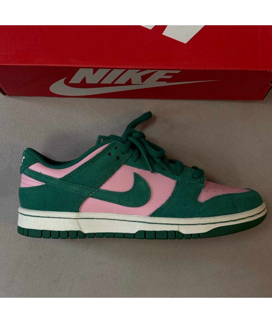 NIKE Зеленые замшевые кеды, фото 6