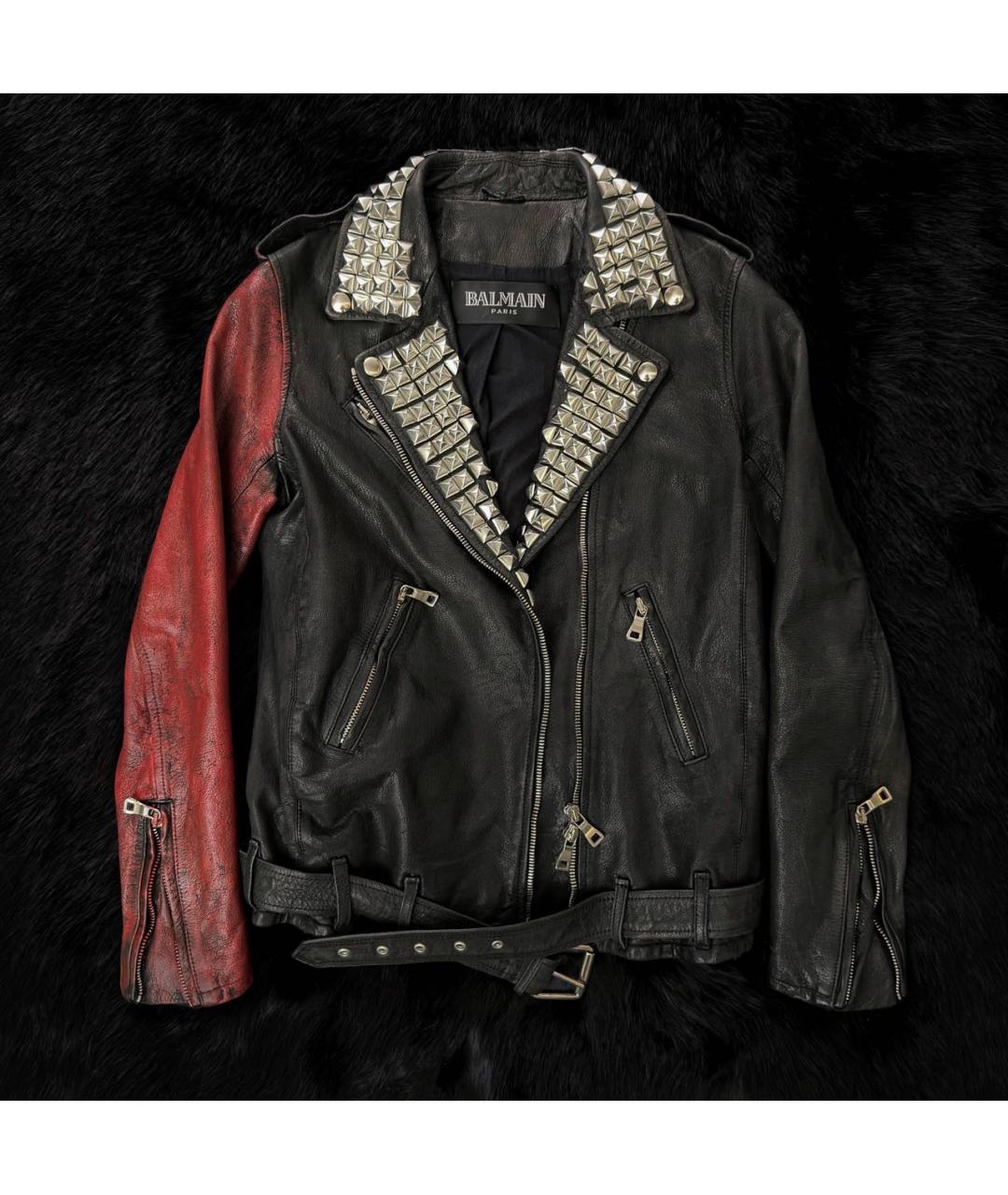 BALMAIN Кожаная куртка, фото 9