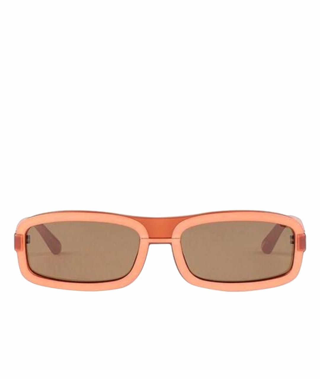 LINDA FARROW Оранжевое солнцезащитные очки, фото 1