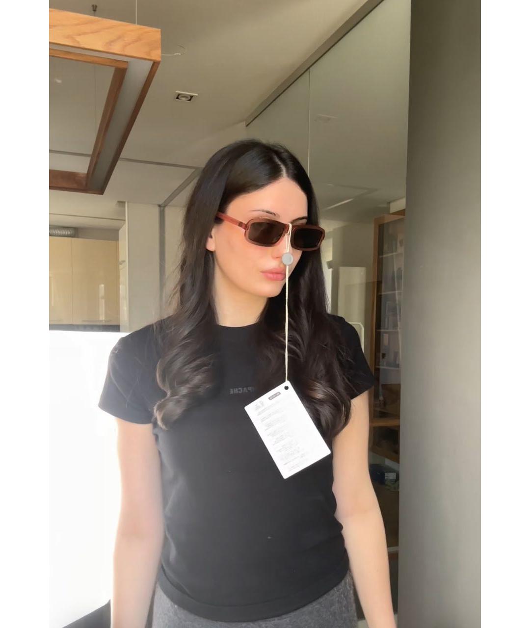 LINDA FARROW Оранжевое солнцезащитные очки, фото 6