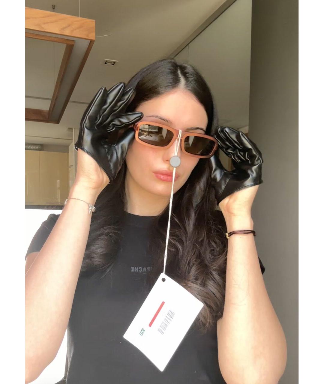 LINDA FARROW Оранжевое солнцезащитные очки, фото 7