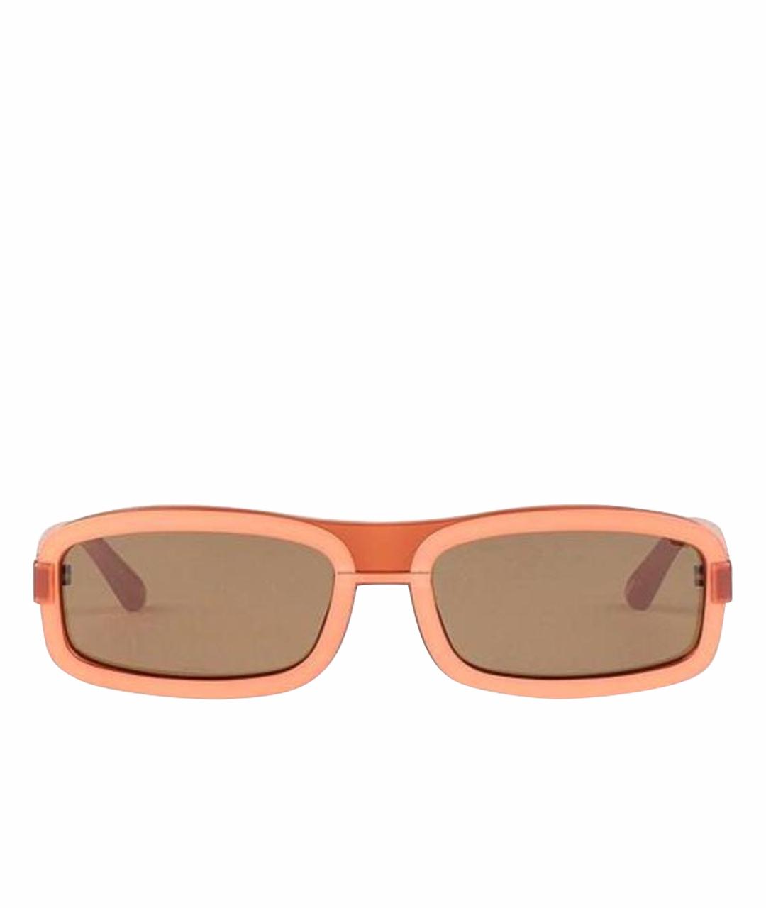 LINDA FARROW Оранжевое солнцезащитные очки, фото 9