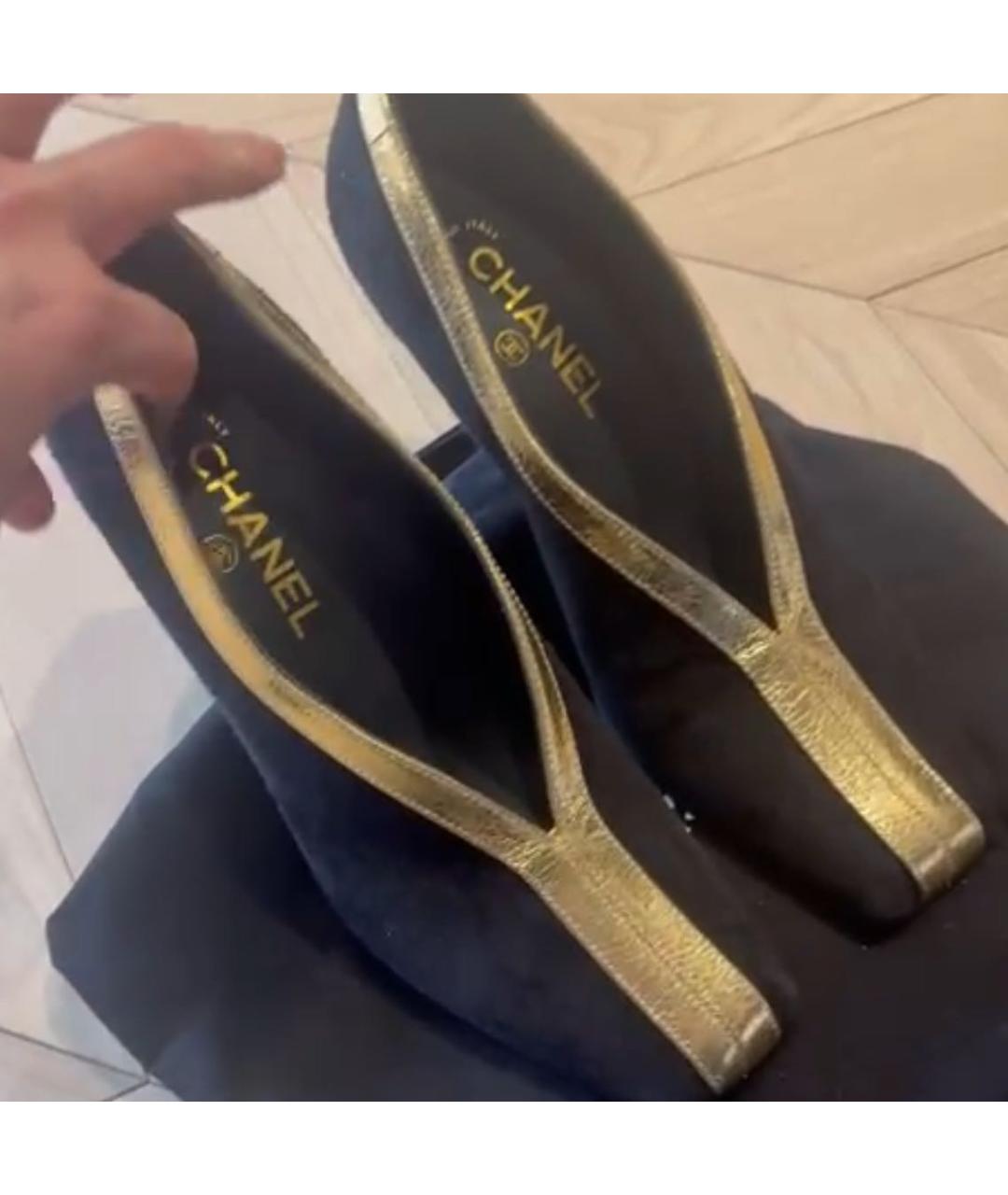 CHANEL Черные туфли, фото 2