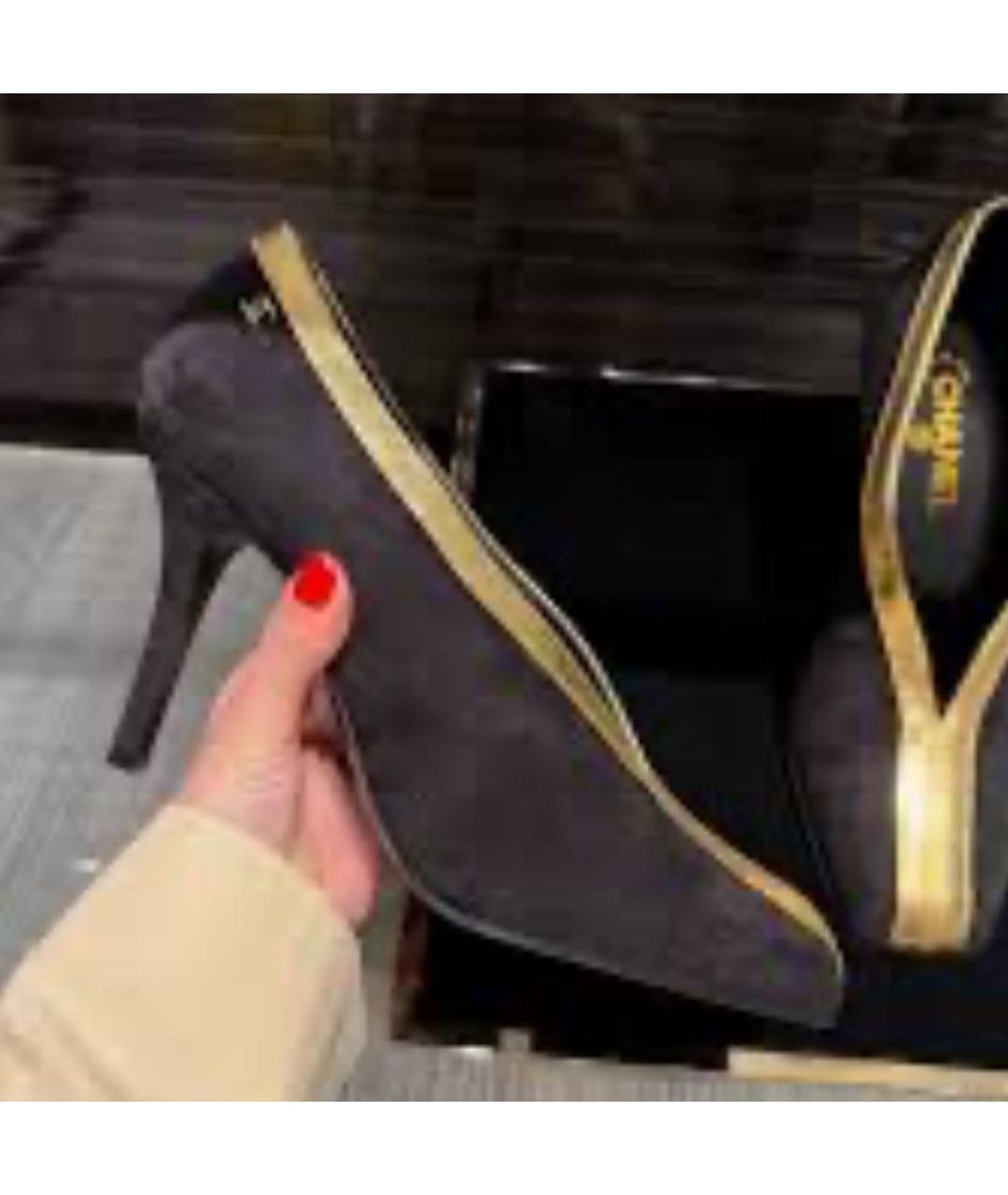 CHANEL Черные туфли, фото 8