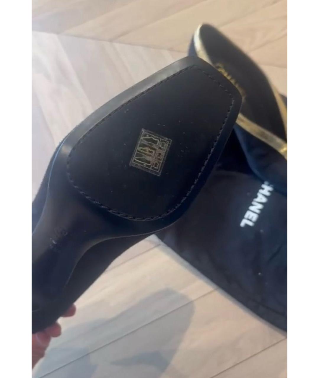 CHANEL Черные туфли, фото 7