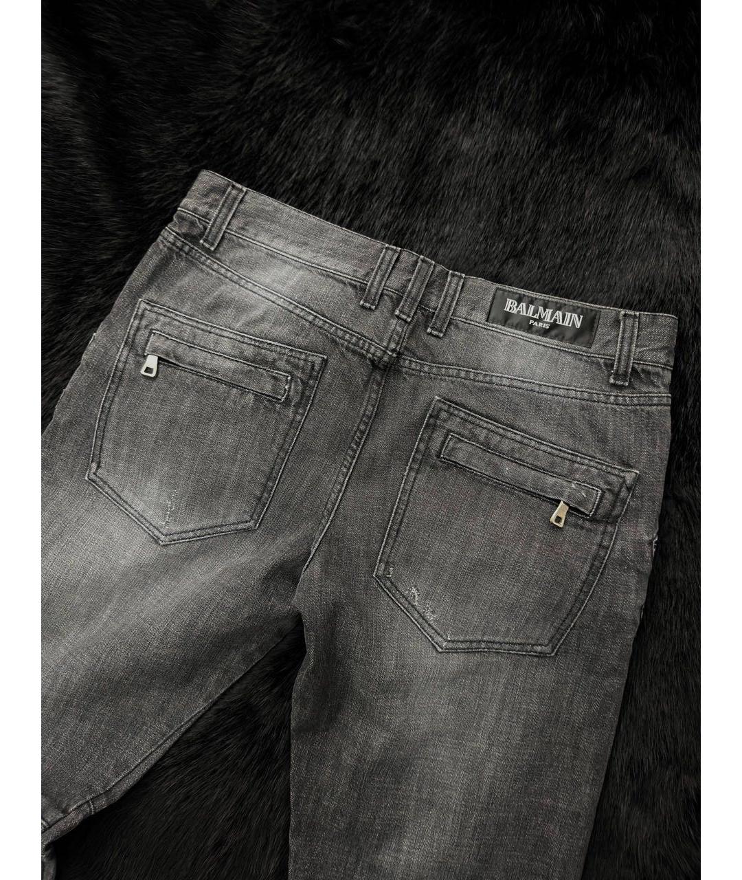 BALMAIN Прямые джинсы, фото 4