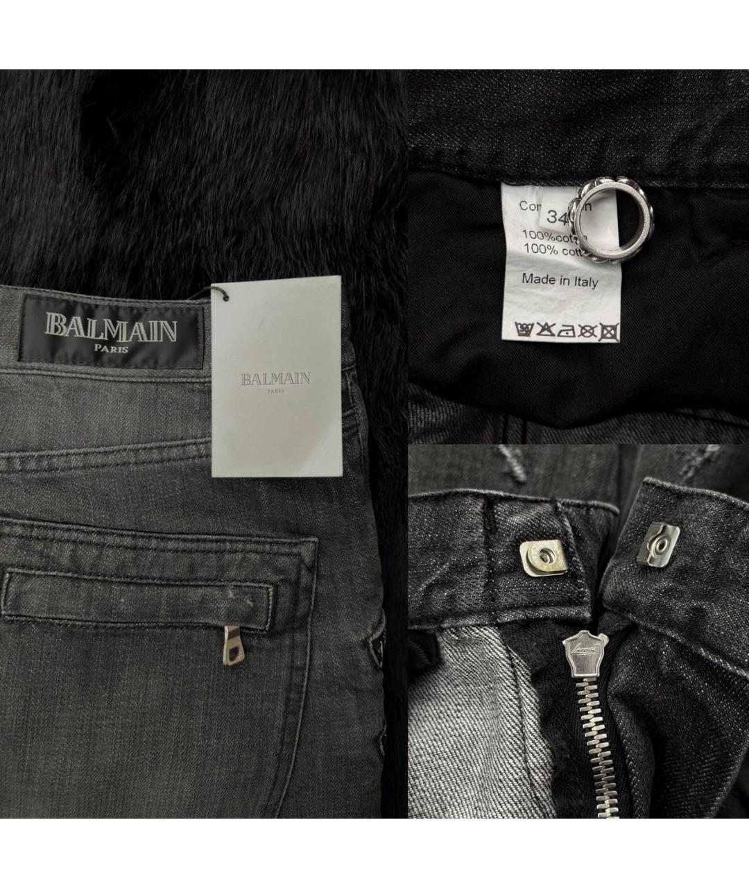 BALMAIN Прямые джинсы, фото 5