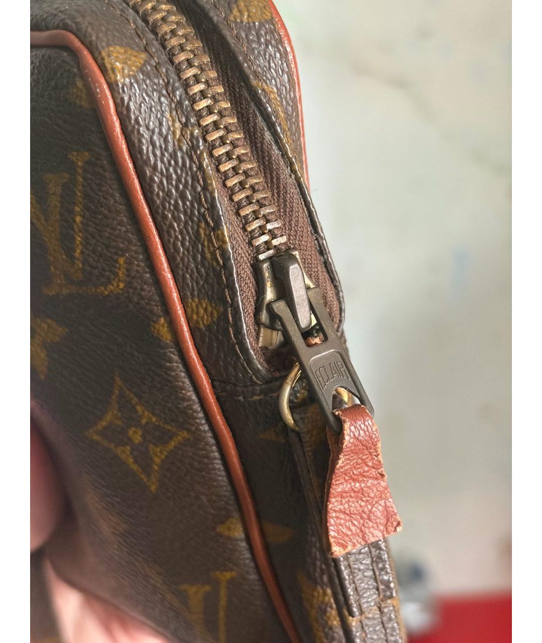 LOUIS VUITTON Коричневая сумка через плечо, фото 5