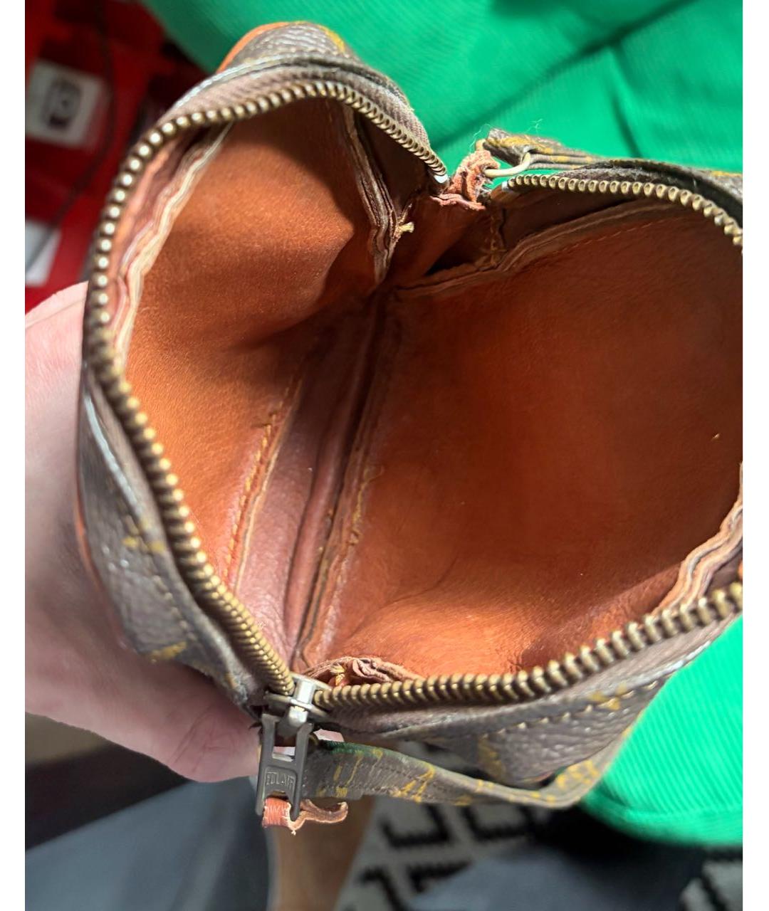 LOUIS VUITTON Коричневая сумка через плечо, фото 4