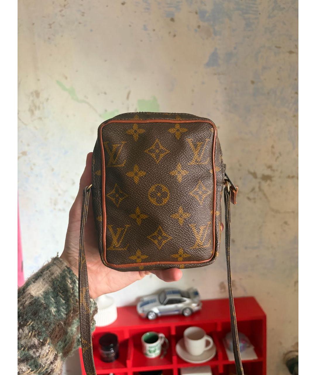 LOUIS VUITTON Коричневая сумка через плечо, фото 3