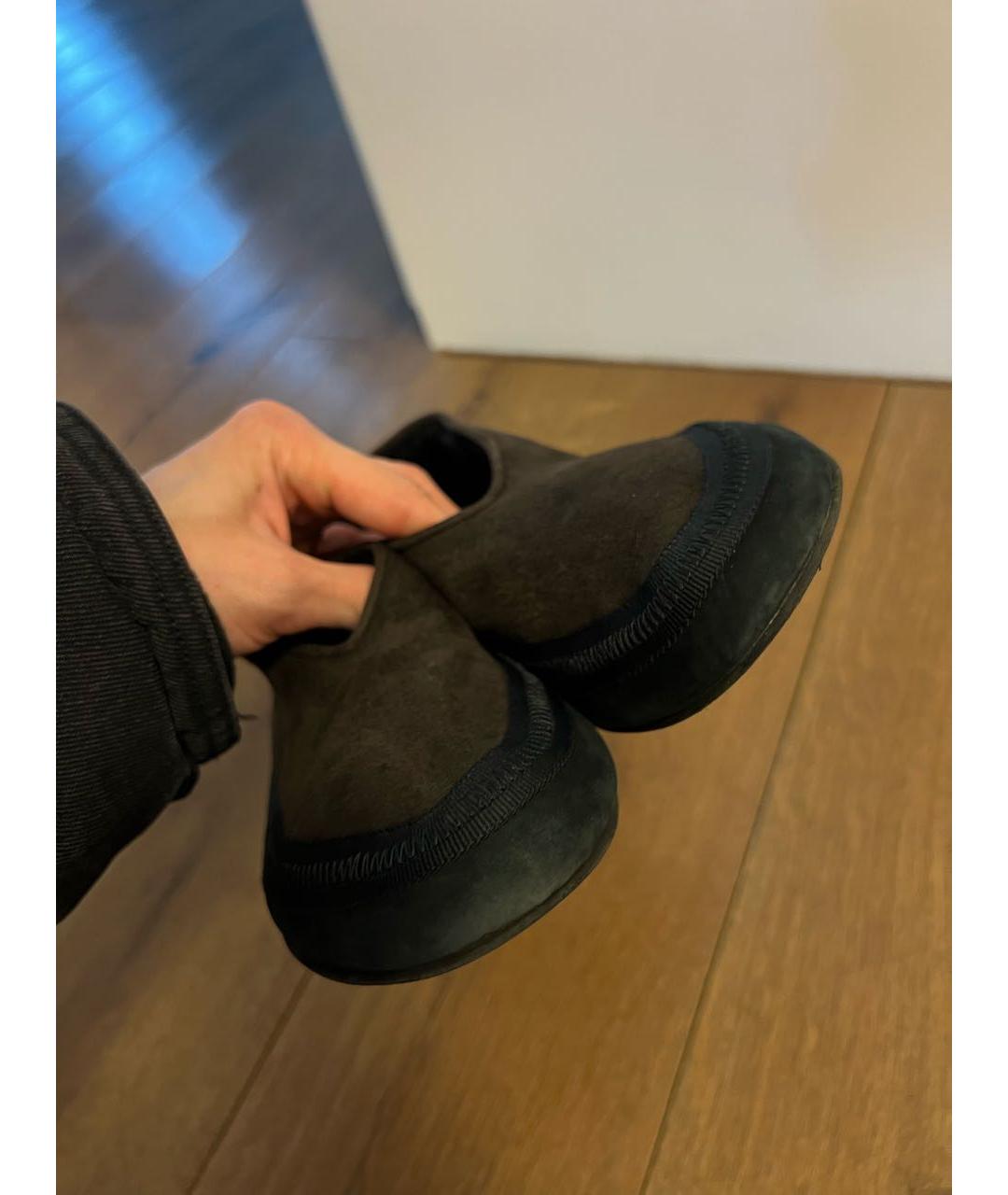 THE ROW Коричневые замшевые балетки, фото 5