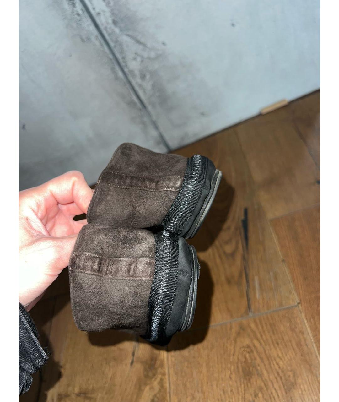 THE ROW Коричневые замшевые балетки, фото 6