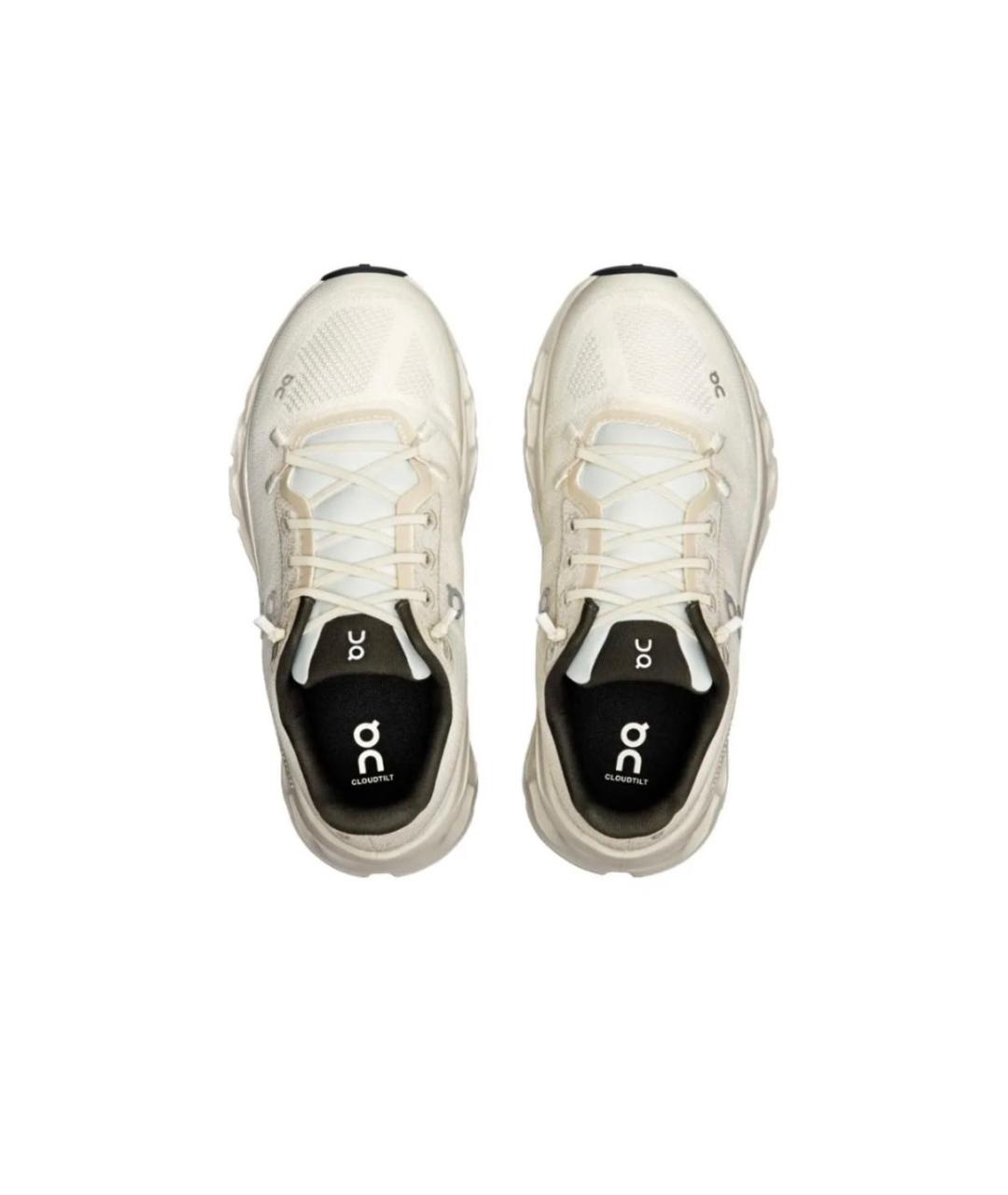 ON Бежевые текстильные кроссовки, фото 3