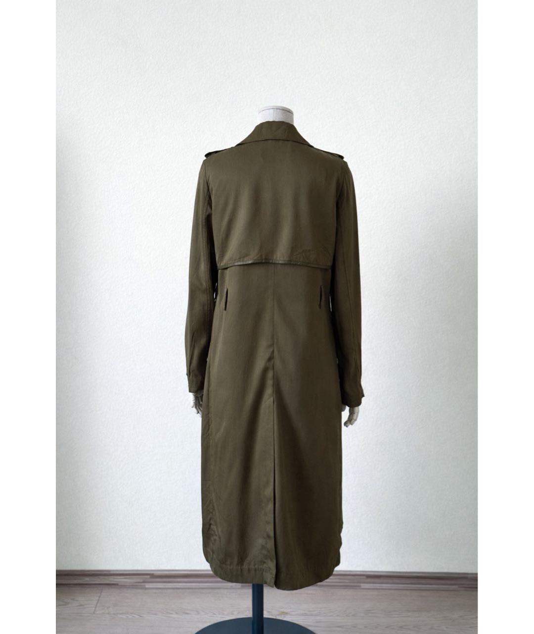 BADGLEY MISCHKA Хаки хлопковый тренч/плащ, фото 7