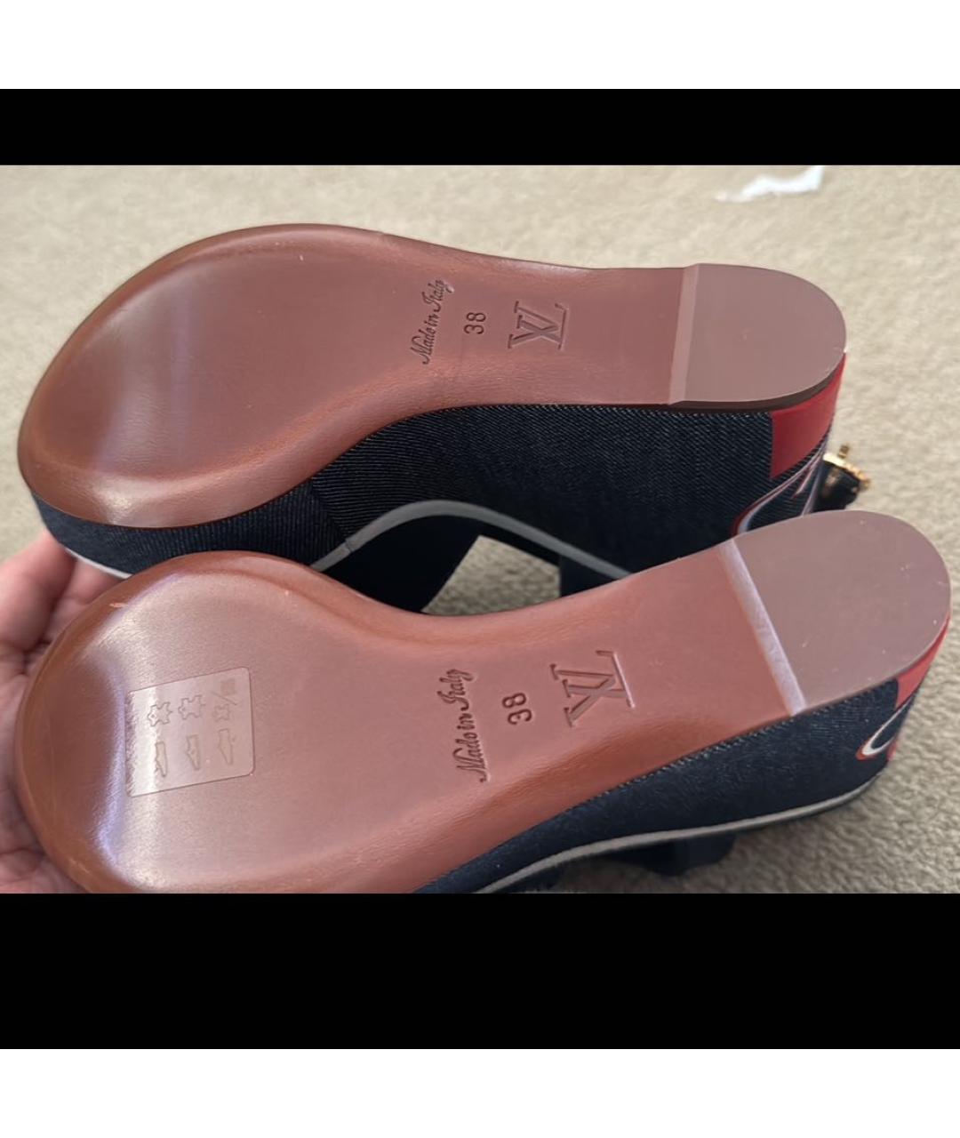 LOUIS VUITTON Босоножки, фото 3