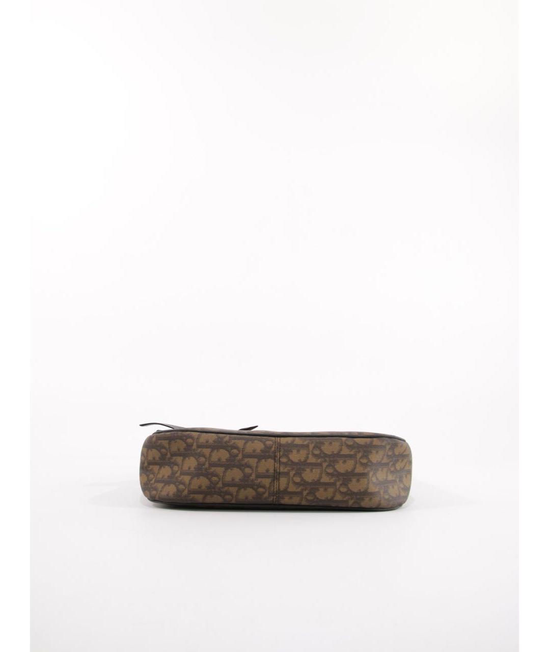 CHRISTIAN DIOR Коричневая сумка с короткими ручками, фото 7