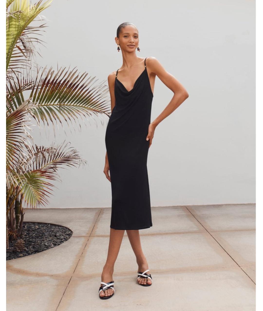 CHANEL Черное повседневное платье, фото 4