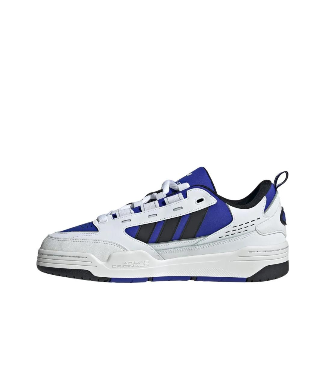 ADIDAS Синие низкие кроссовки / кеды из искусственной кожи, фото 5