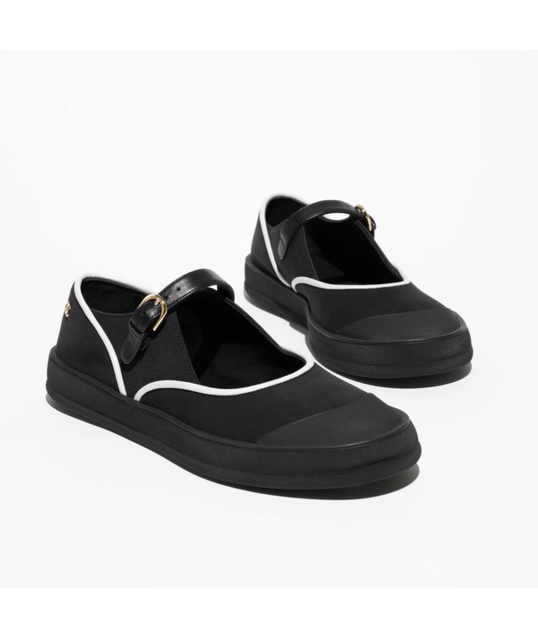 CHANEL Черные балетки, фото 2