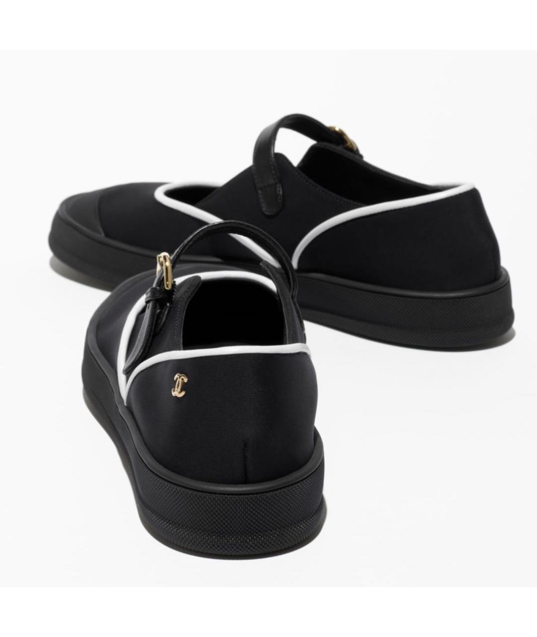 CHANEL Черные балетки, фото 3